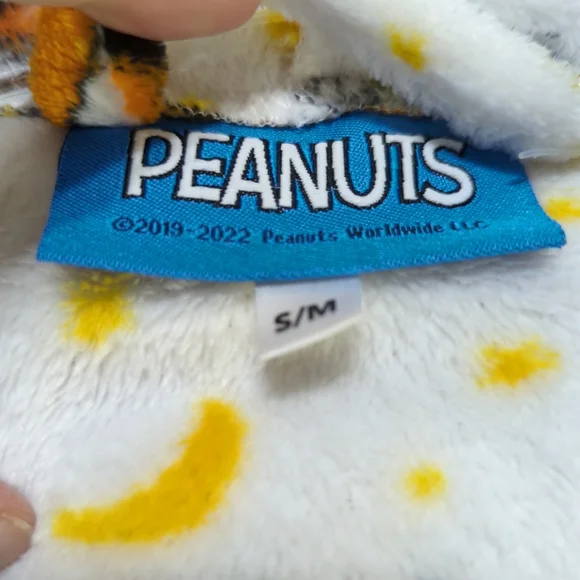 Snoopy Peanuts Berkshire Halloween Plush Bathrobe  Hooded Sleepwear Women S/Md - Picture 7 of 11
